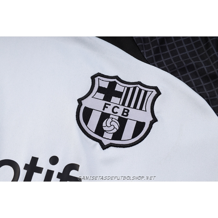 Chandal del Barcelona 23-24 Manga Corta Gris - Pantalon Corto